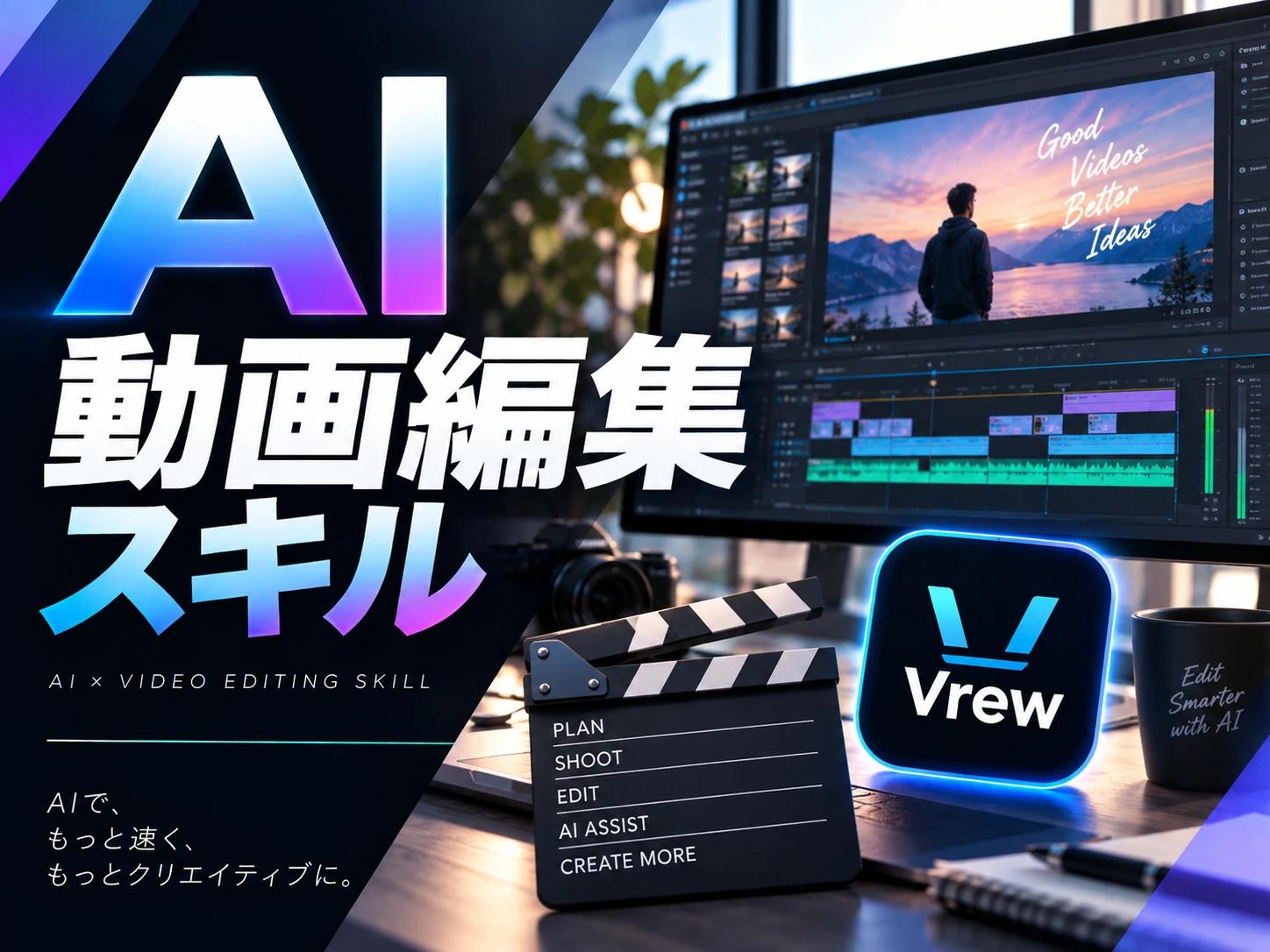 AI動画編集スキル の講座画面